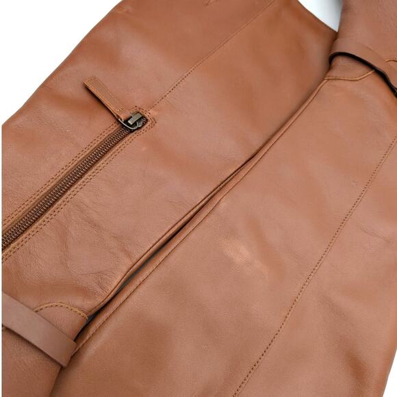 Linea Paolo Kamile Knee High Riding Boots Almond Toe Brown Size US6.5M EU37 - Picture 5 of 11